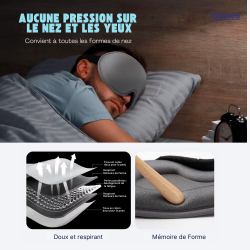 Masque de Sommeil 3D Confort